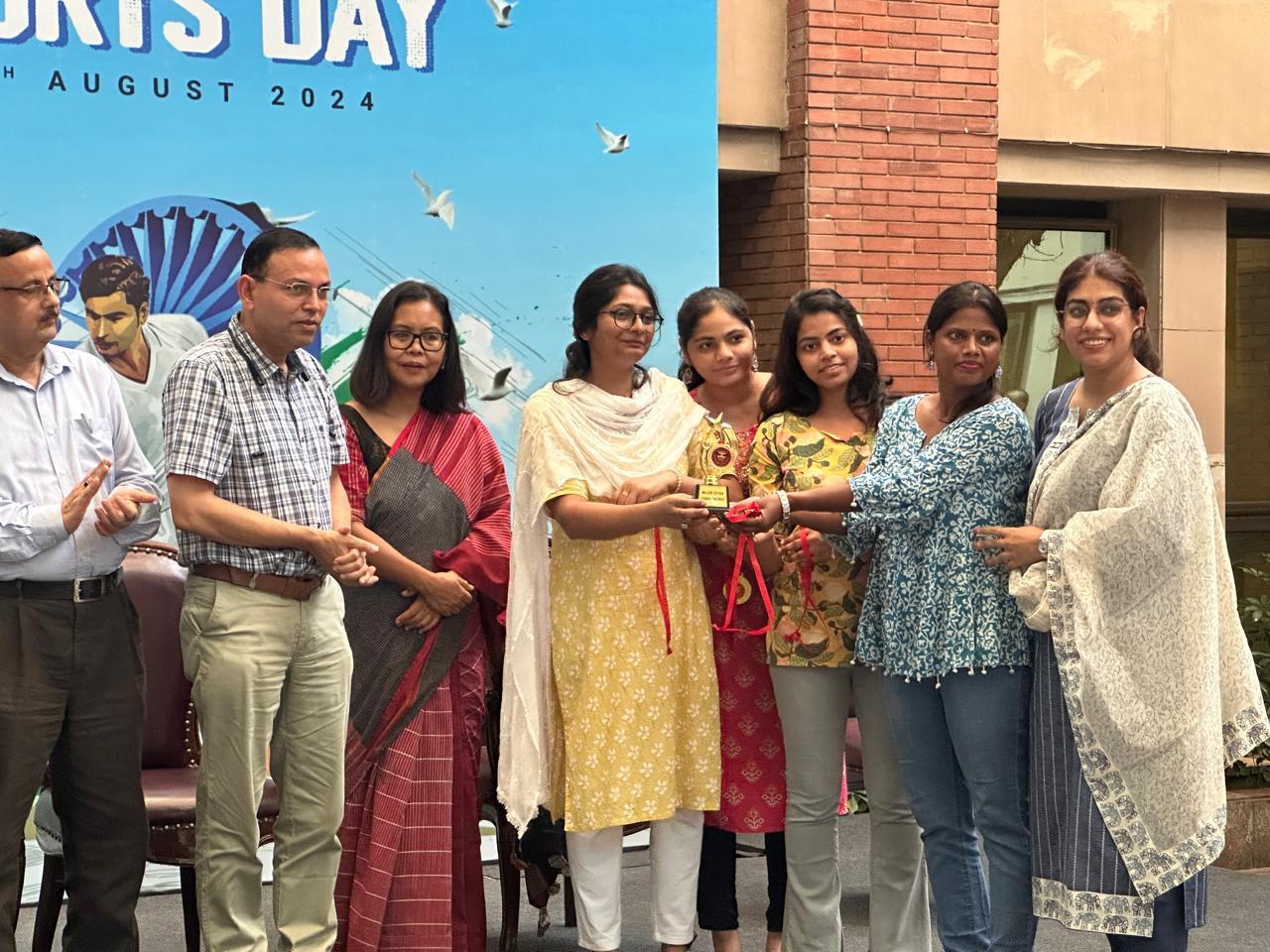 National Sports Day 2024 was observed with full enthusiasm at ESIC Headquarters, New Delhi.